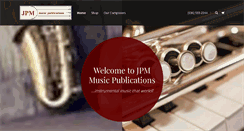 Desktop Screenshot of jpmmusic.com
