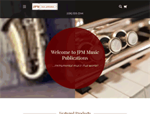 Tablet Screenshot of jpmmusic.com